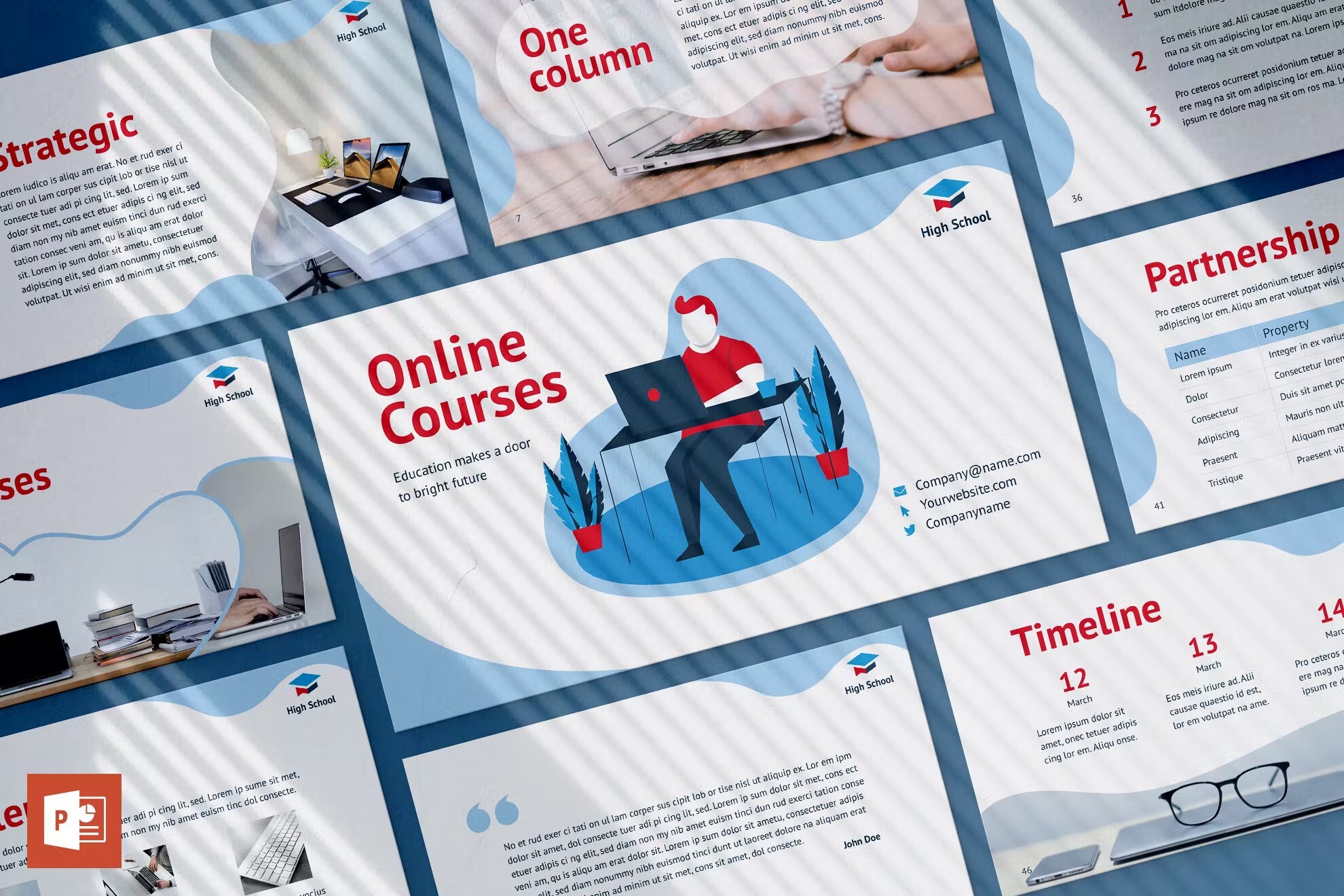 training-powerpoint-template-16 20+ Best Training & eLearning PowerPoint Templates (Education PPTs) design tips 