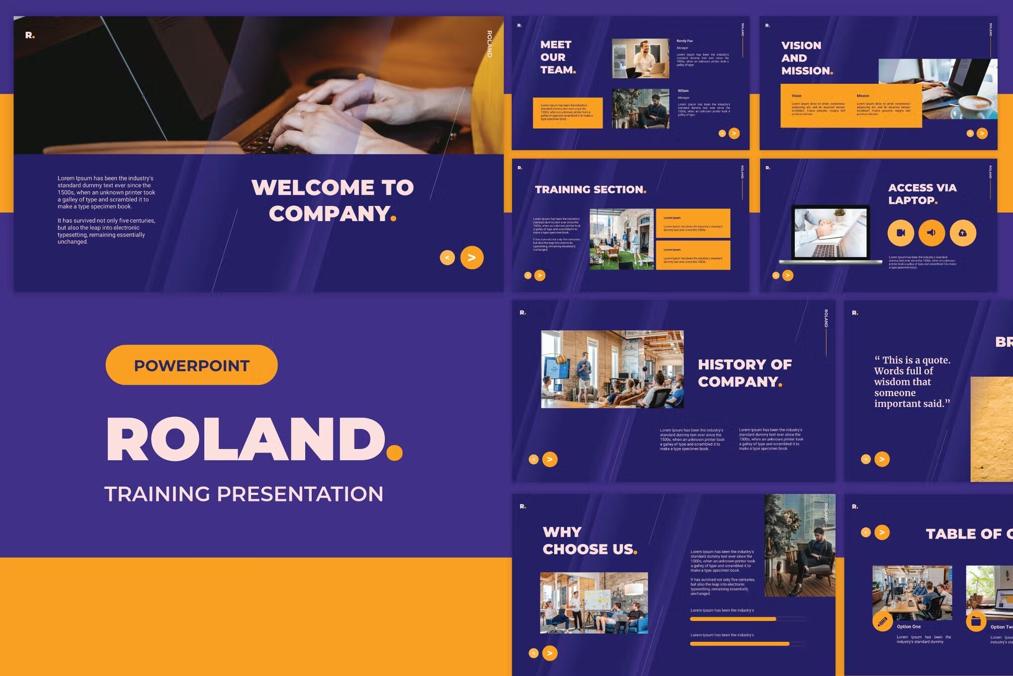 training powerpoint presentation sample