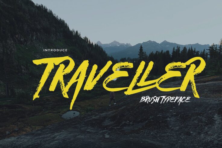 View Information about Traveller Brush-Style Font