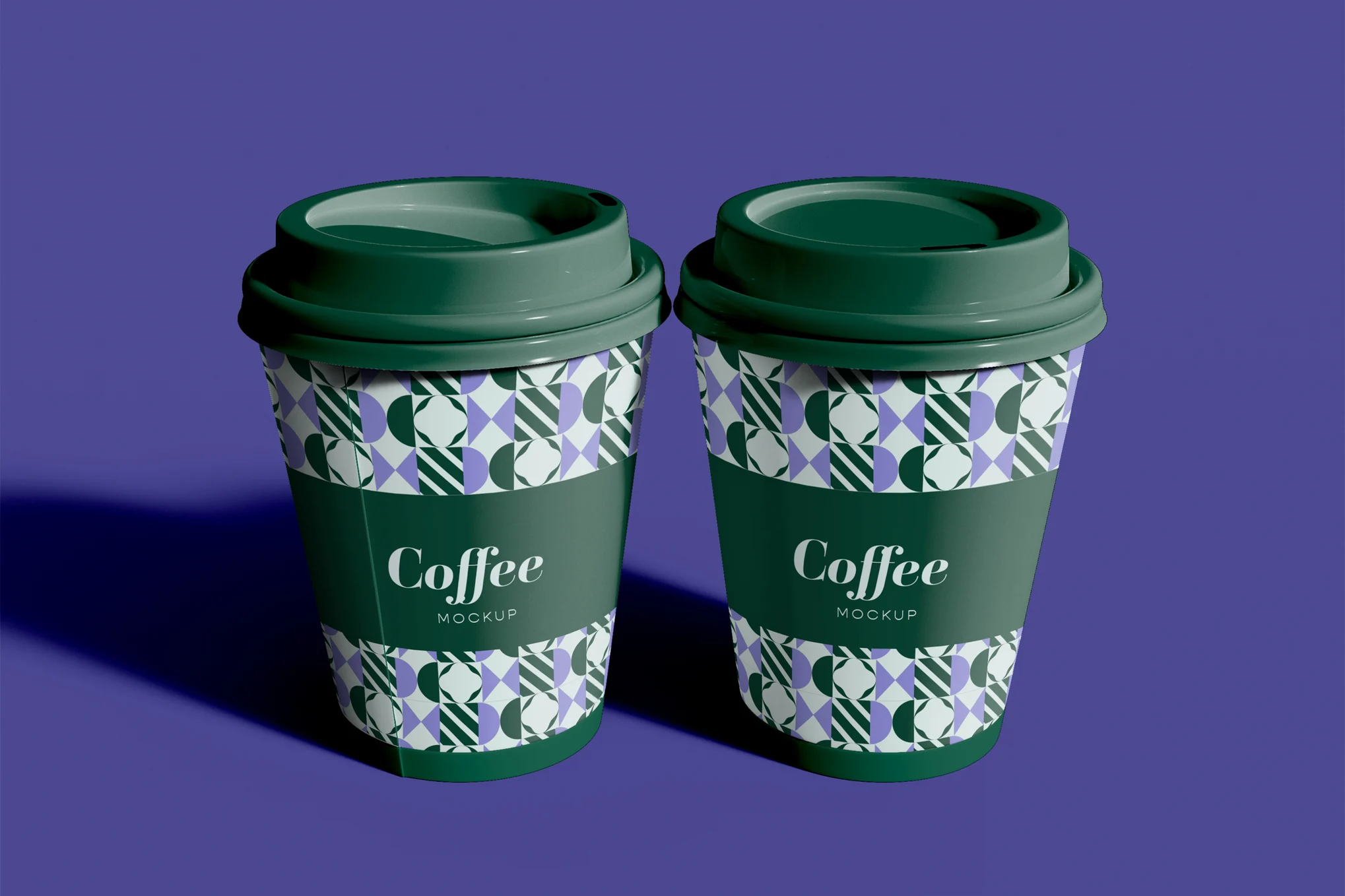 Trendy Coffee Cup Mockup