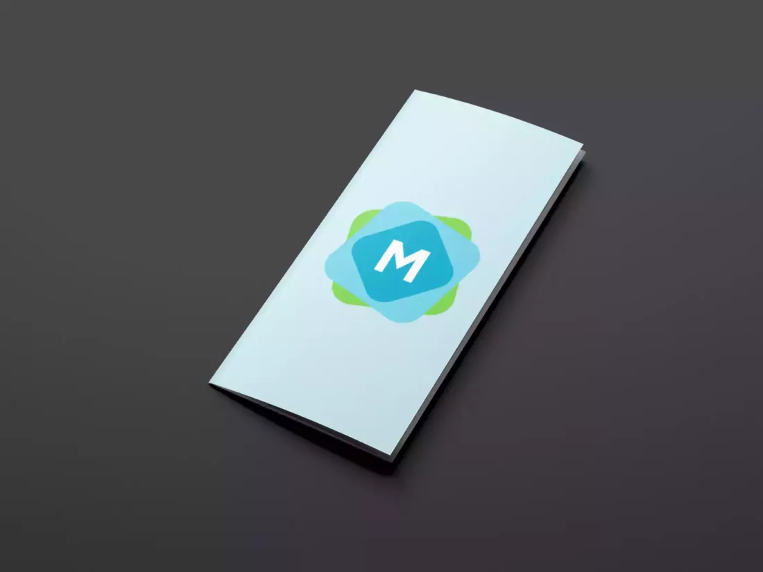 Tri-Fold Brochure Cover Mockup | Design Shack