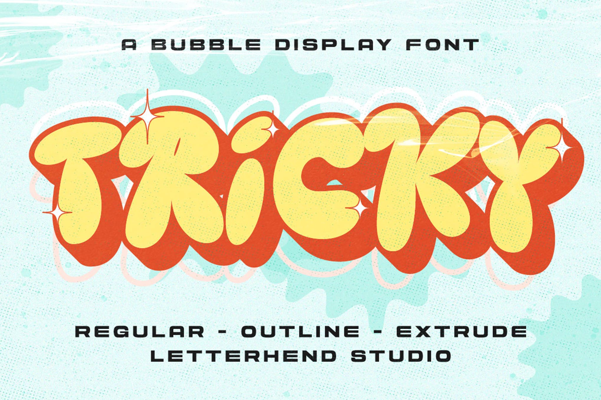 Tricky - Creative Whimsical Font