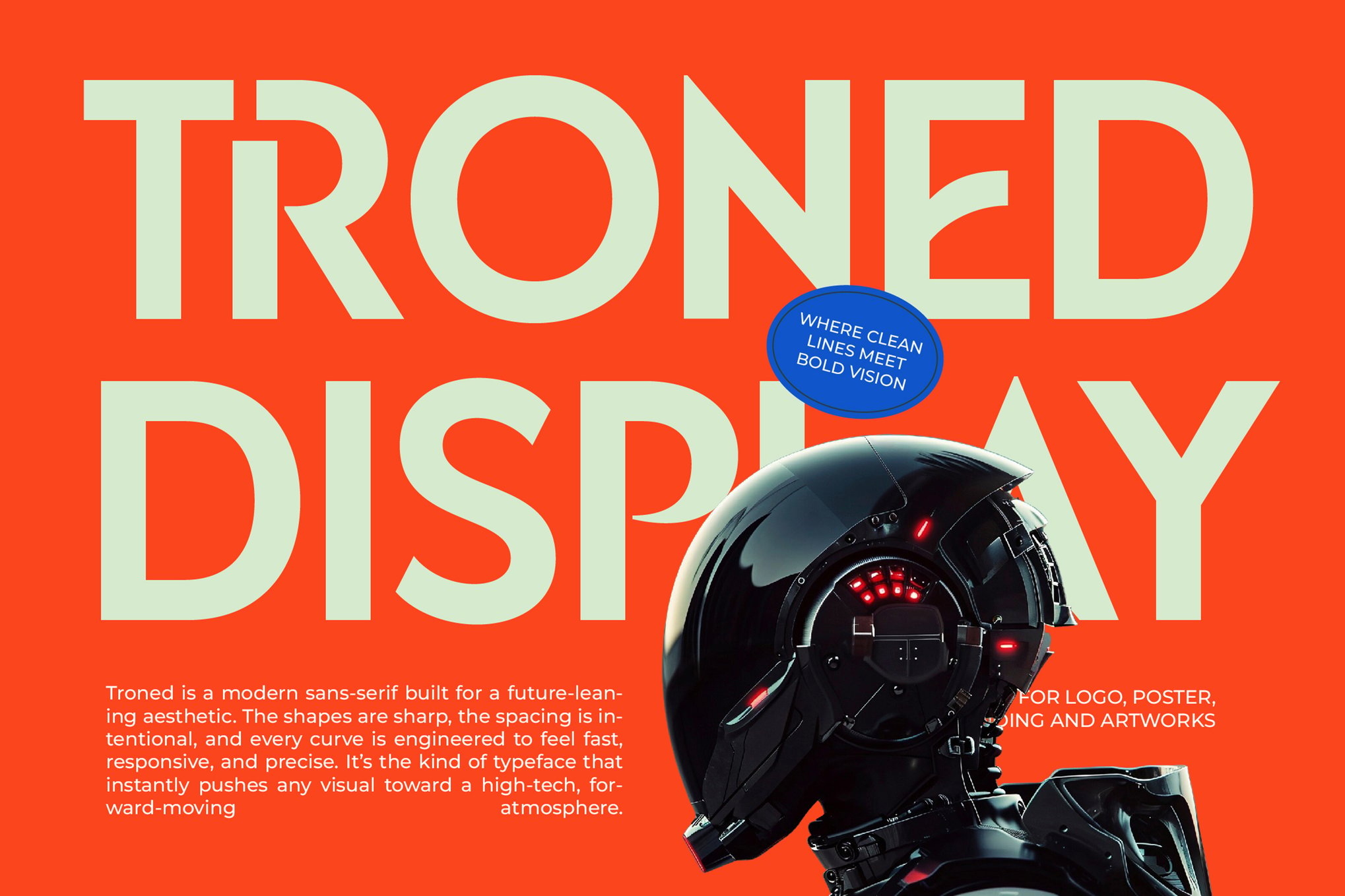 Troned - Modern Creative Font