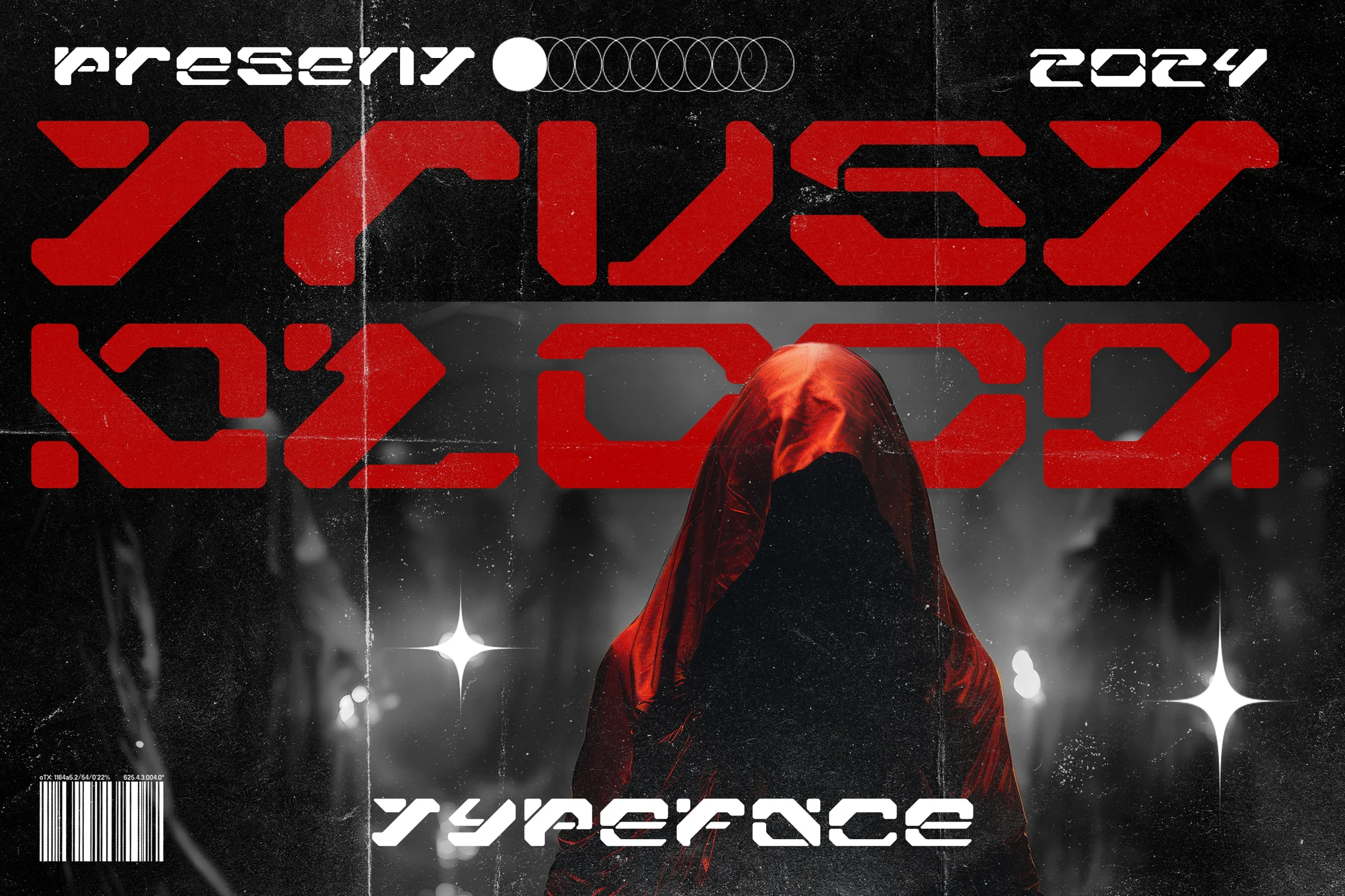 Trust Blood - Y2K Tech Font