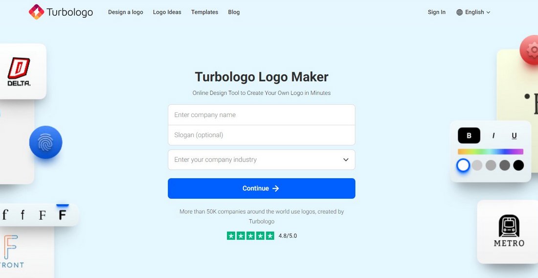 turbologo-1 Turbologo: An All-in-One Tool to Make Logos & Brand Kits design tips 