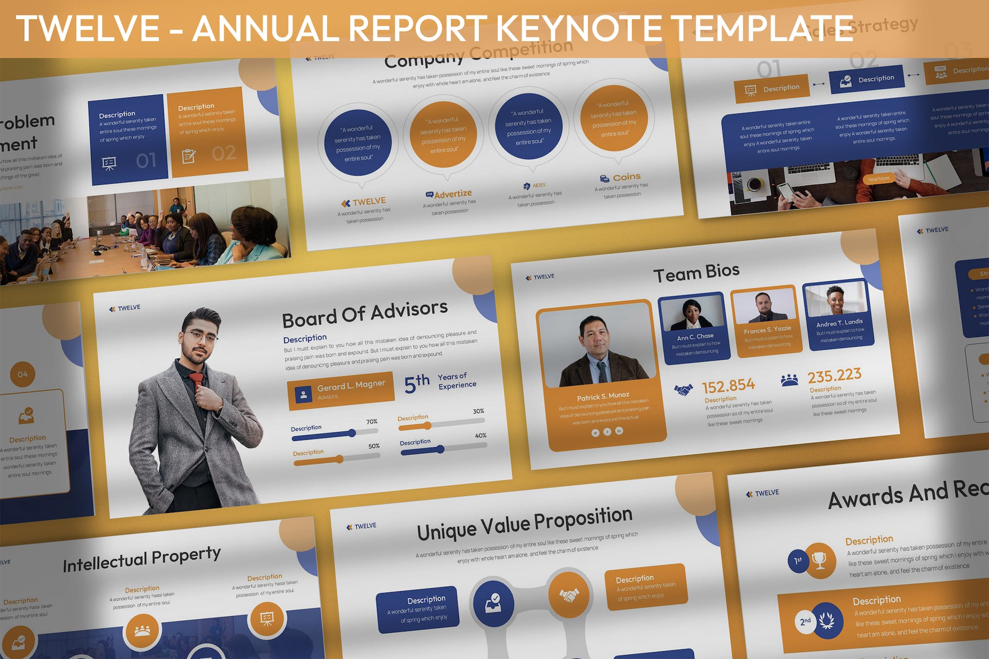 Twelve - Annual Report Keynote Template