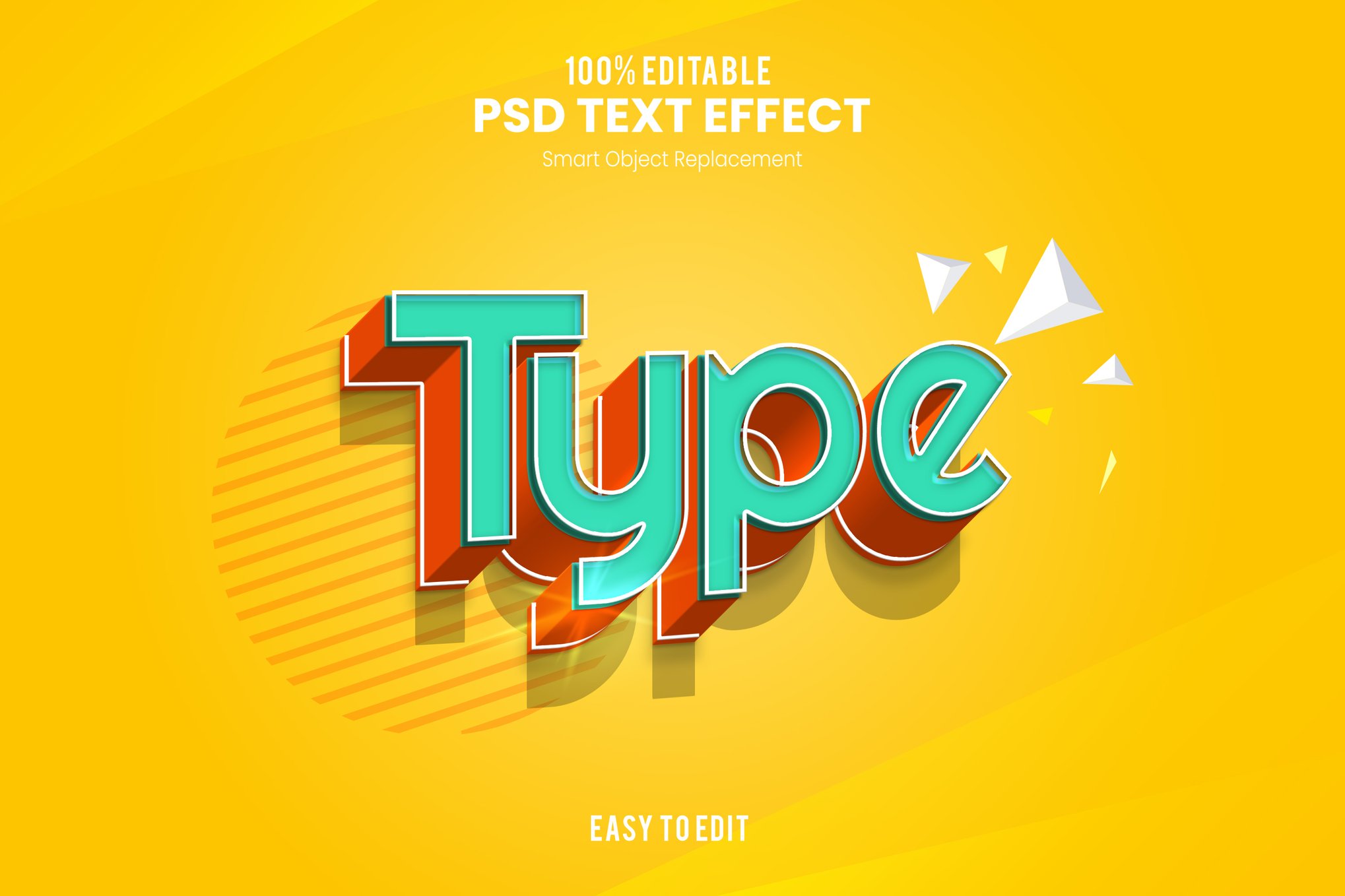 Type - Fun Retro 3D Text Effect