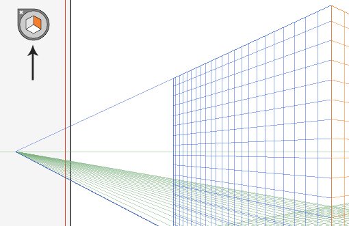 type on perspective grid illustrator