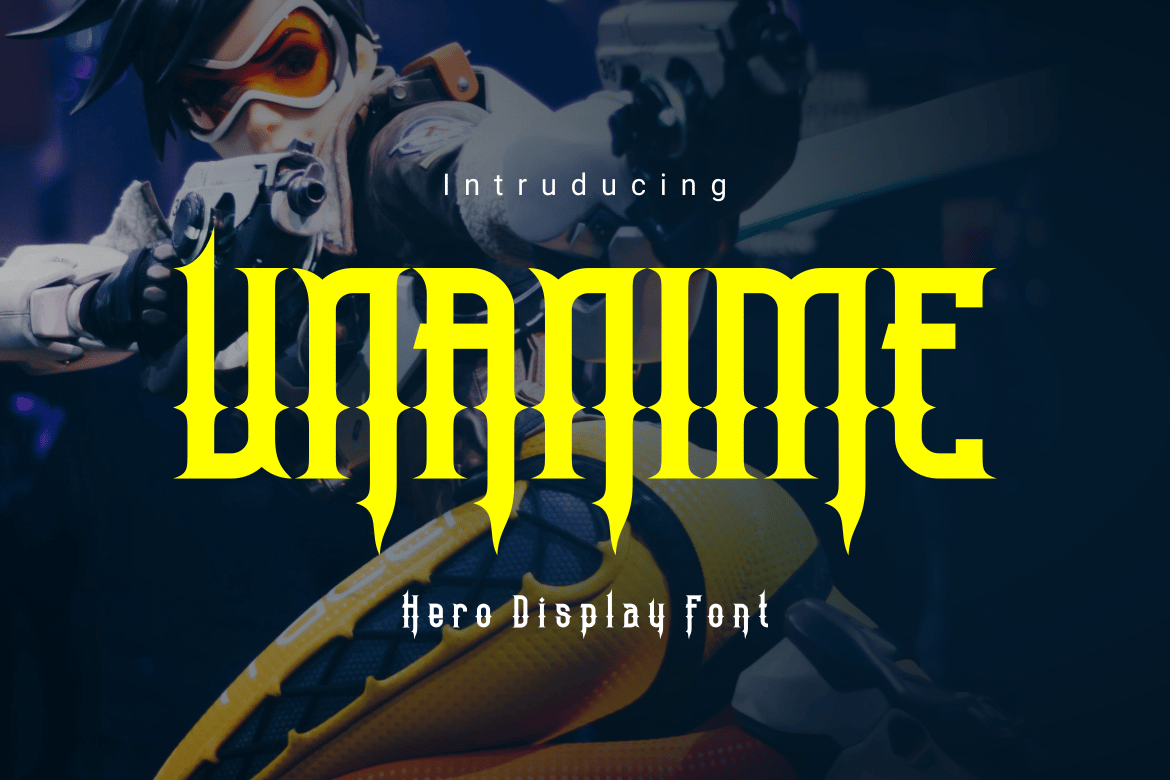 Unanime - Display Hero Font