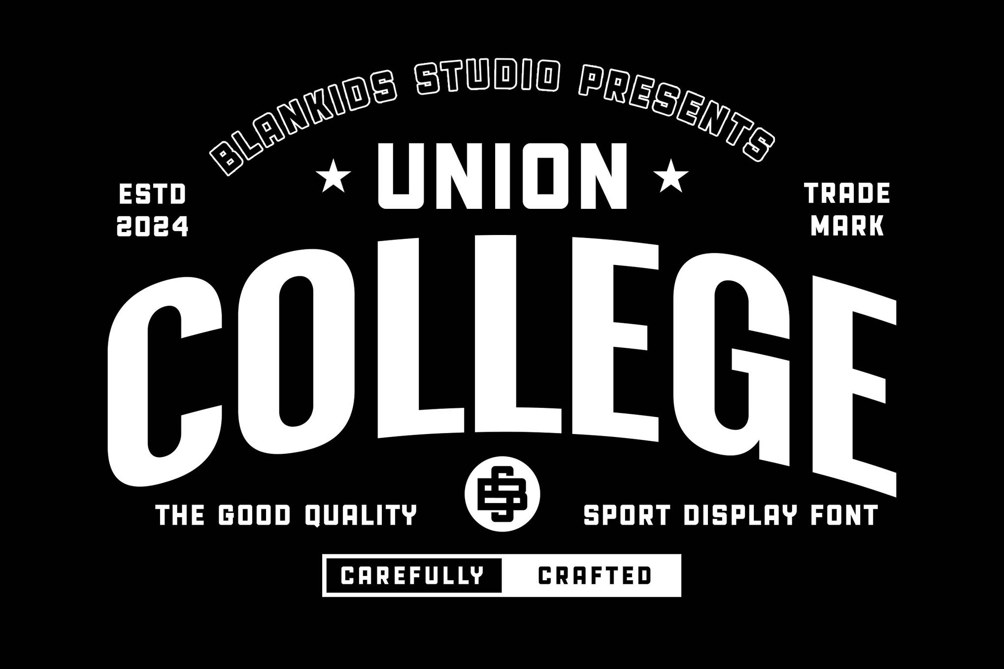 Union College - Sporty Display Font