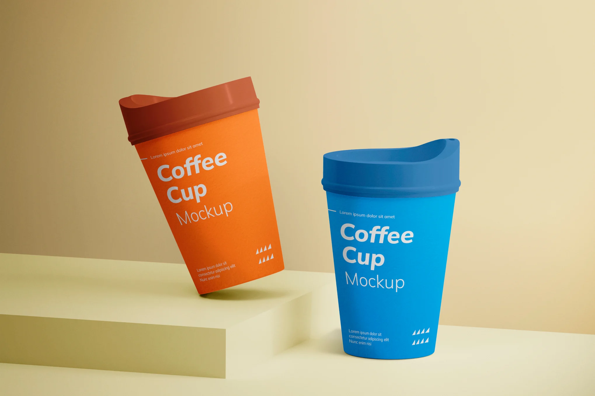 Unique Coffee Cup Mockup