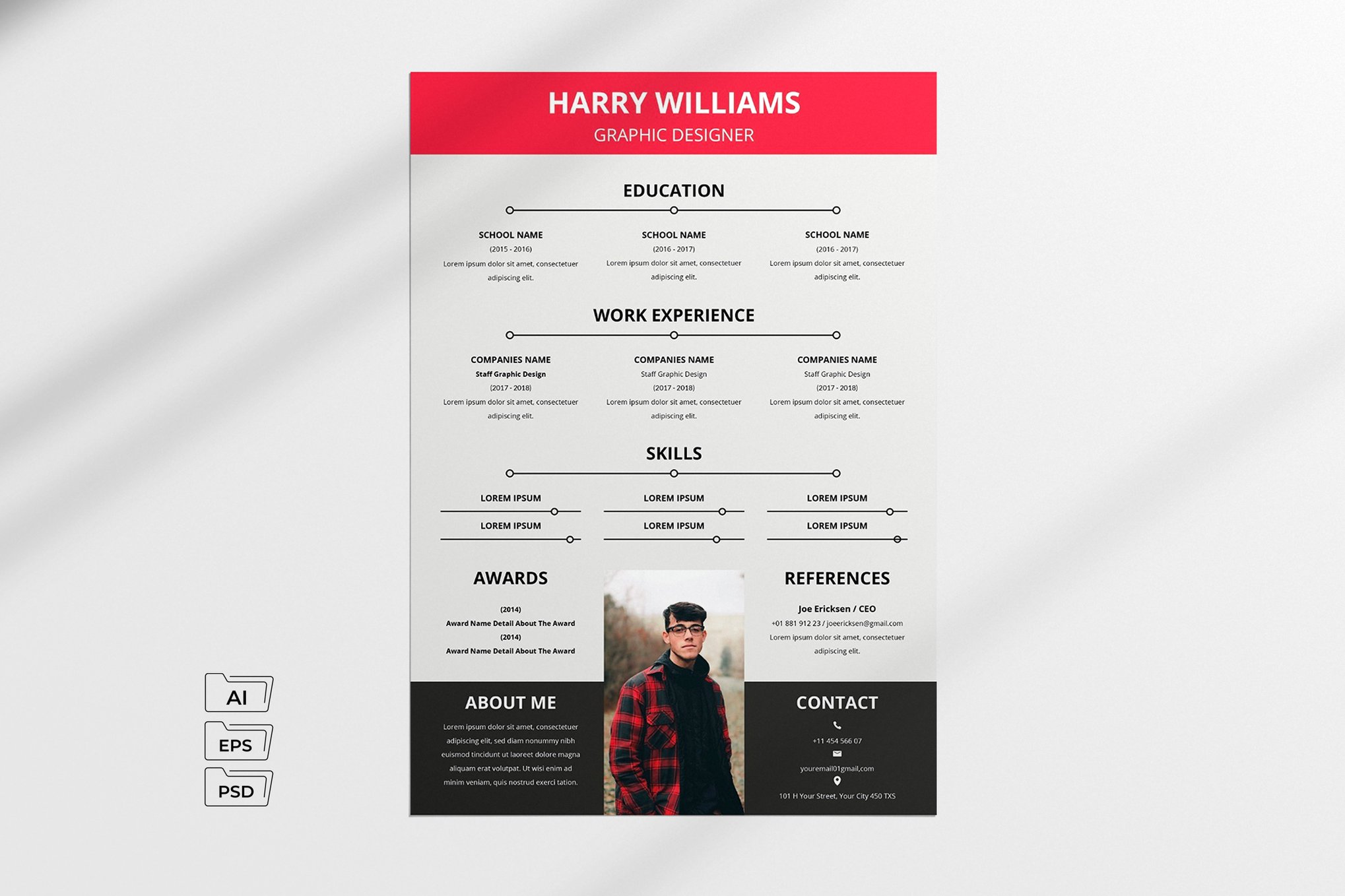 Unique One-Page Resume Template