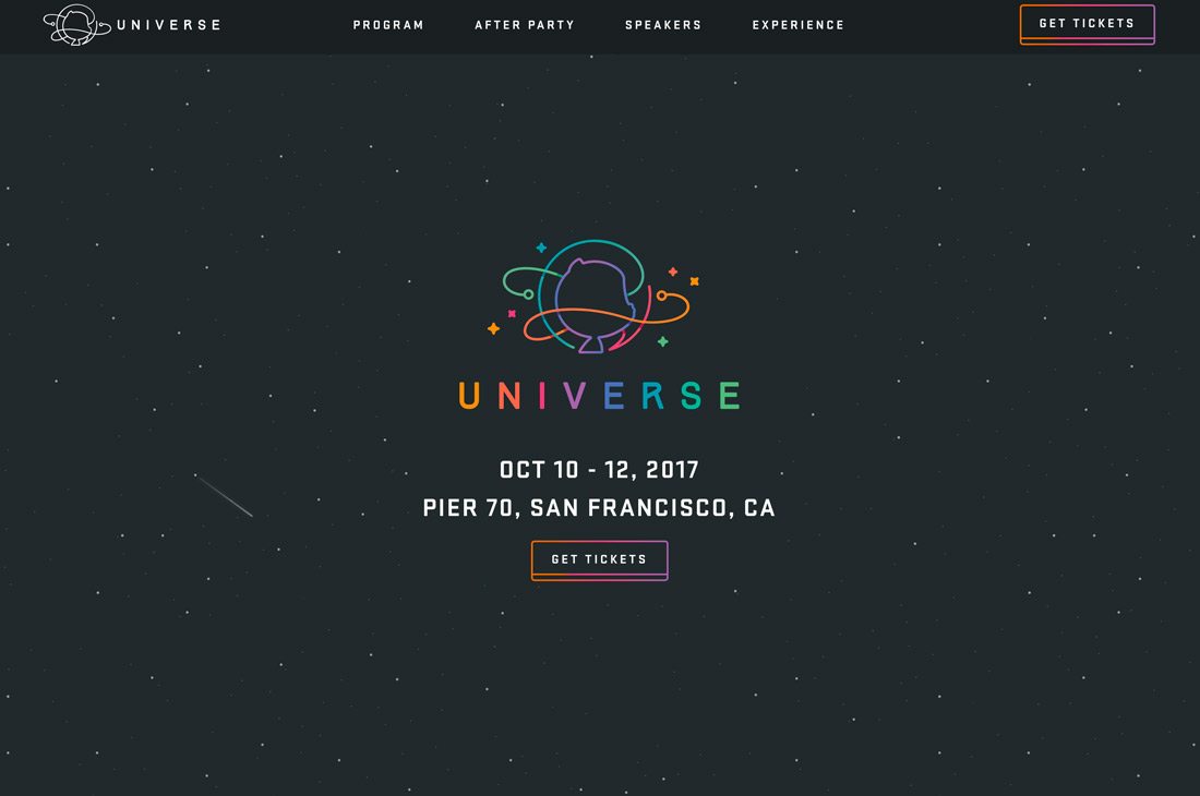 universe-conf 7 Tips for Using Background Textures in Web Design design tips 