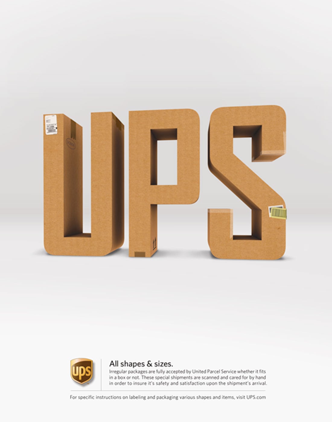 ups 3D Typography: An Inspiring Design Trend design tips 