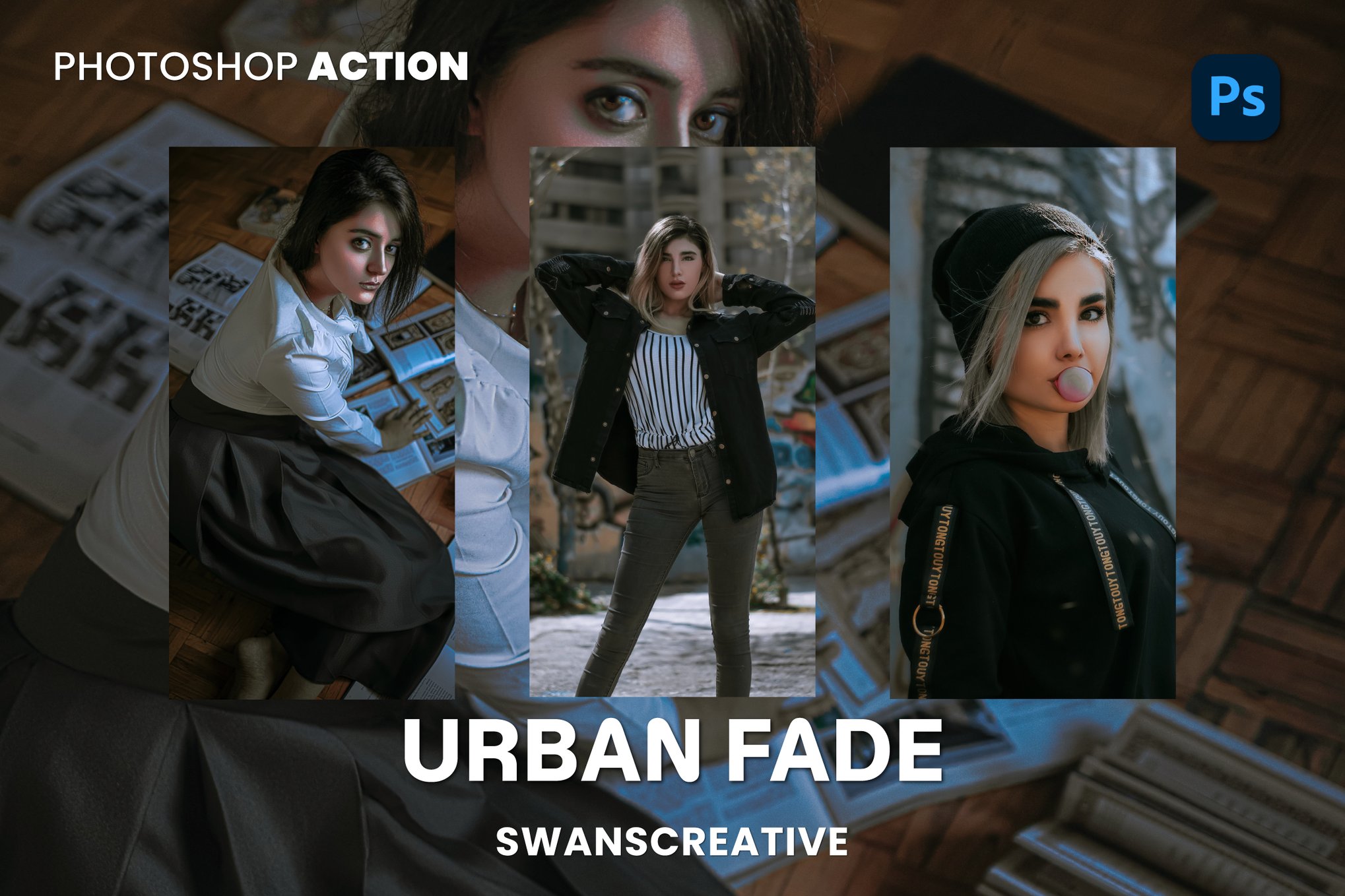 Urban Fade Effect Photoshop Action