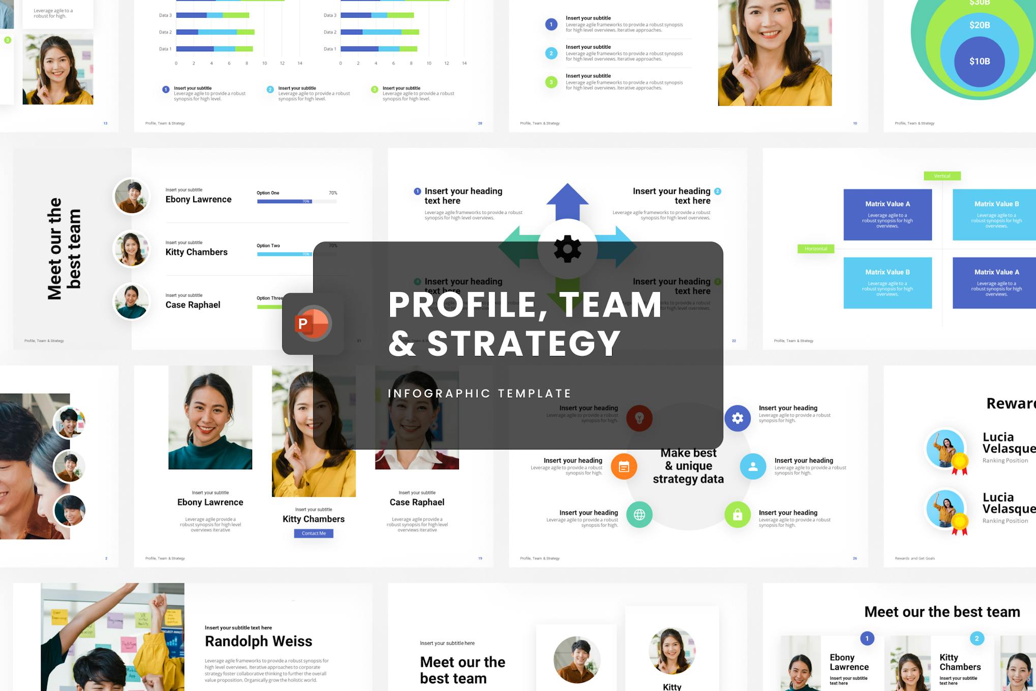 User Profile, Team & Strategy Template
