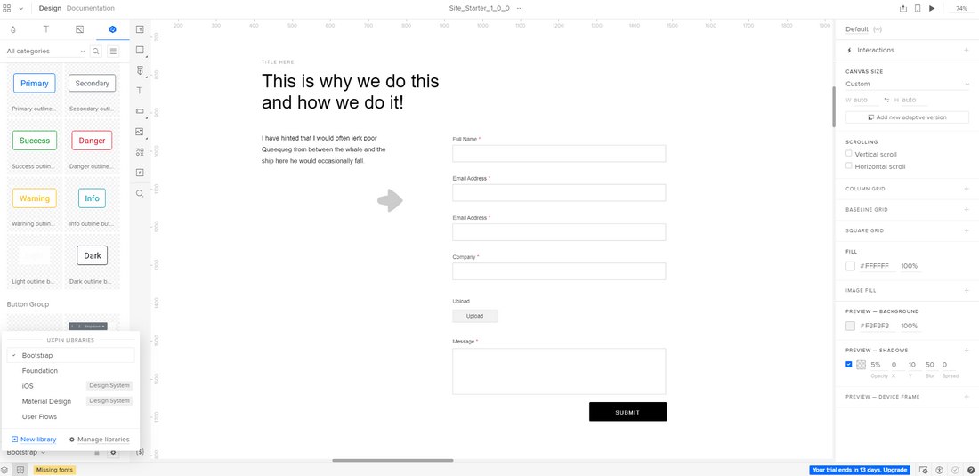 uxpin-editor UXPin: A Complete Design & Prototyping Solution design tips Reviews 