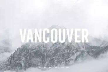 Second alternate image for Vancouver Clean Title Font