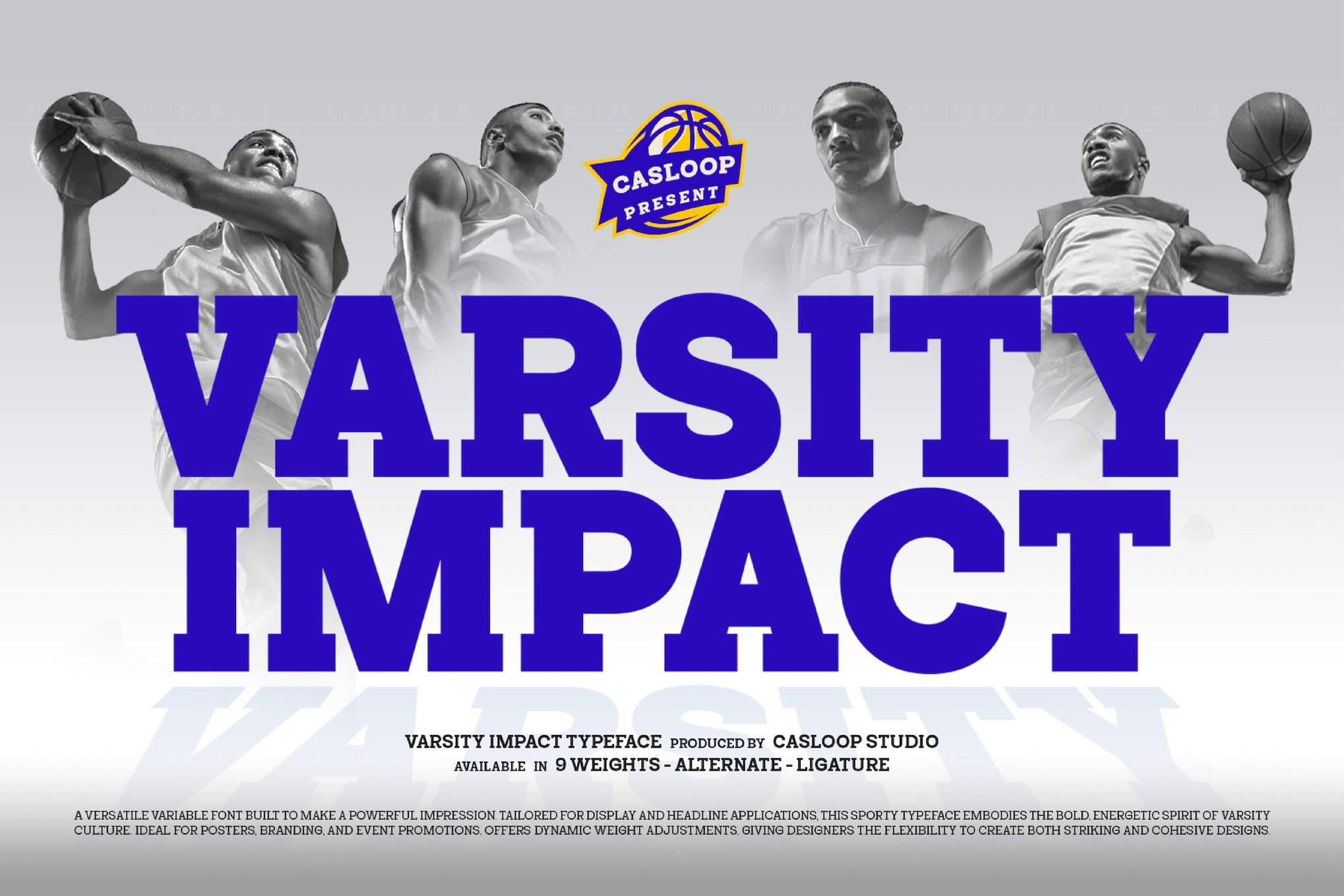 Varsity Impact - Slab Serif College Font