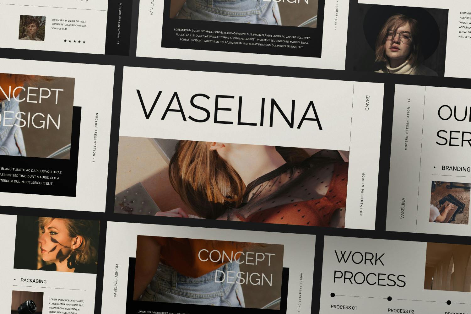 Vaselina - Brand Presentation PowerPoint Template