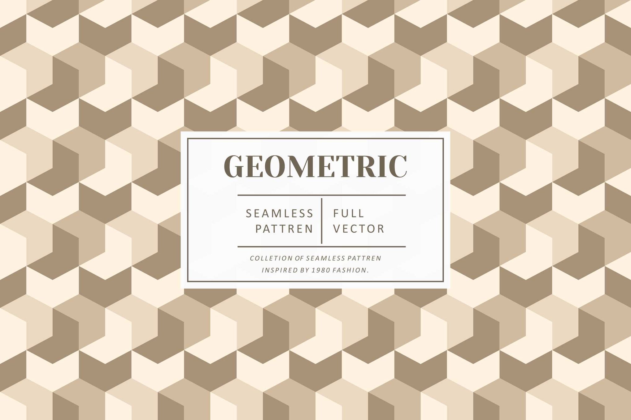 Vector Geometric Seamless Pattern