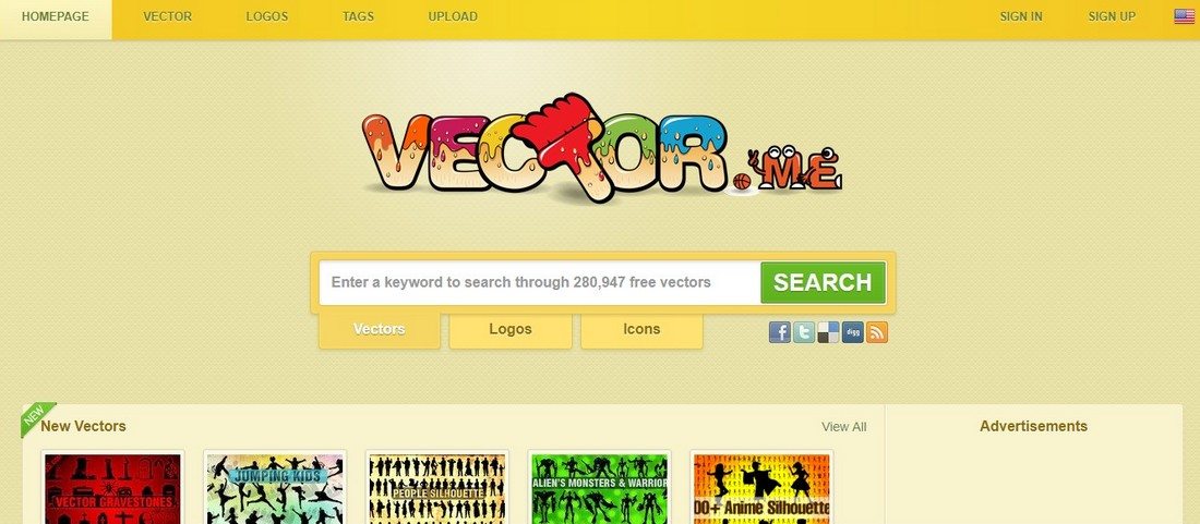 10+ Situs Web Untuk Download Vector Art Gratis 