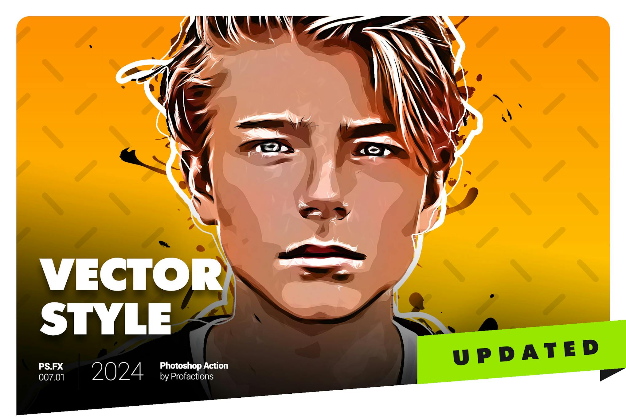 Vector Style Comic Photoshop Action