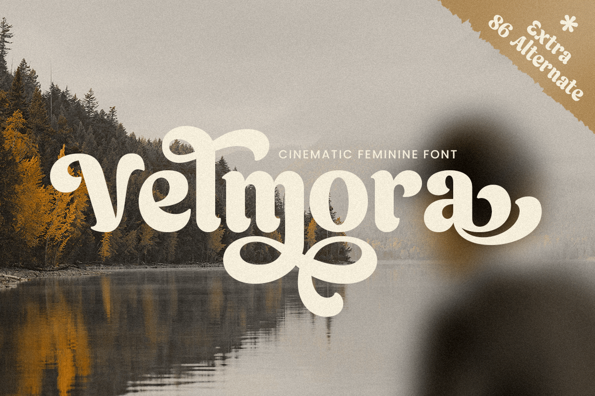 Velmora - Cinematic Feminine Font