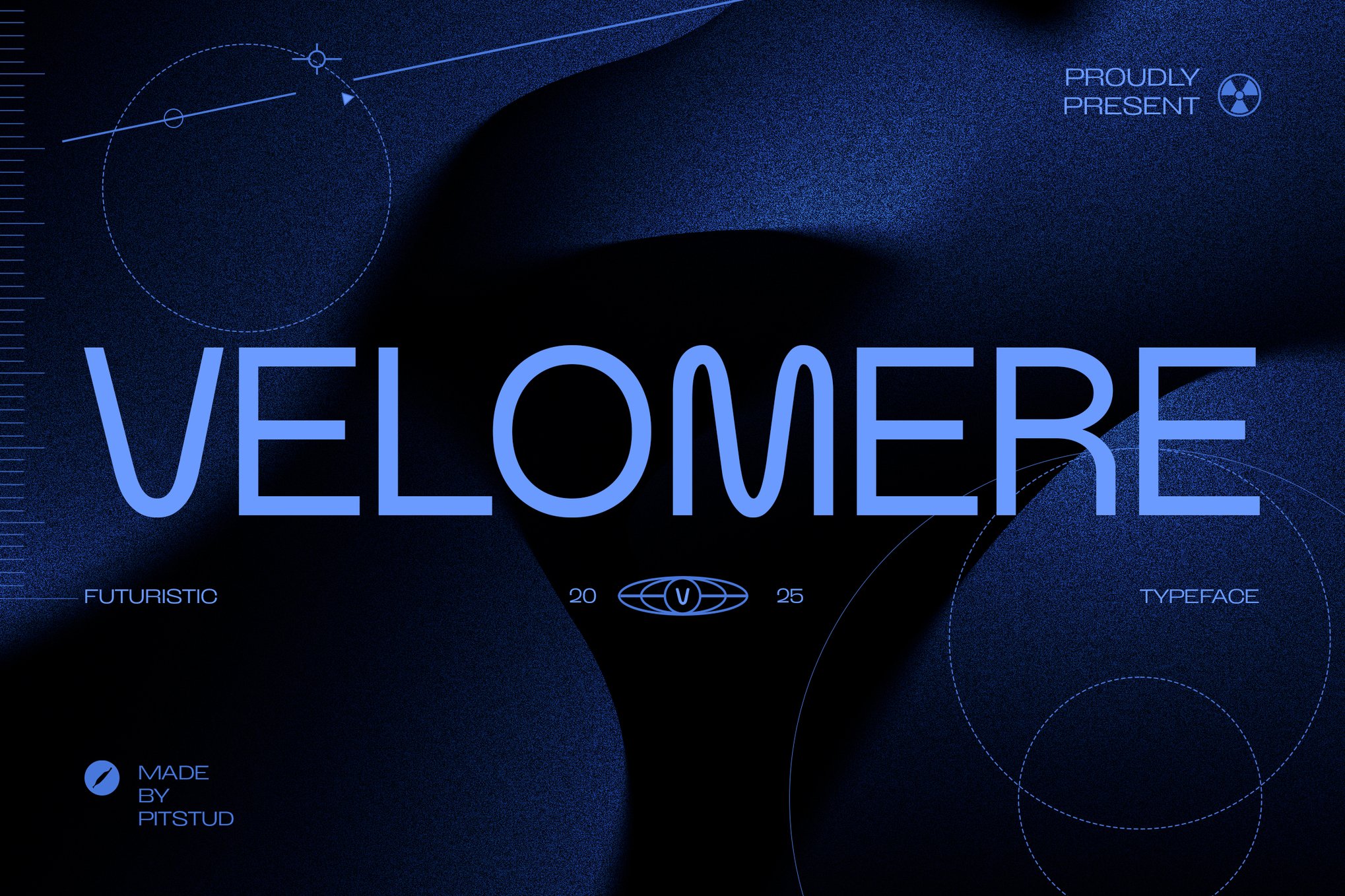 Velomere - Futuristic Logo Font