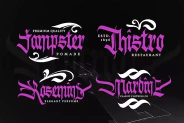 First alternate image for Ventralie Blackletter Font