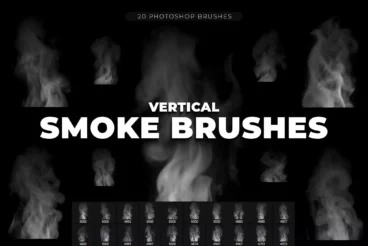 Vertical Photoshop Smoke Brushes