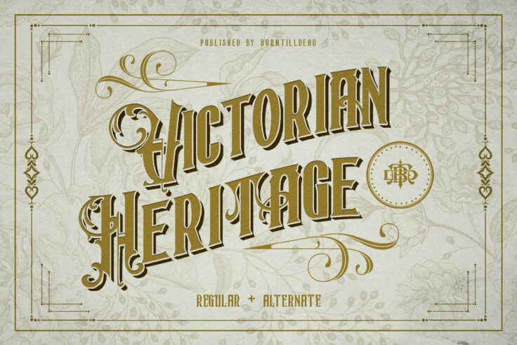 View Information about Victorian Heritage Font