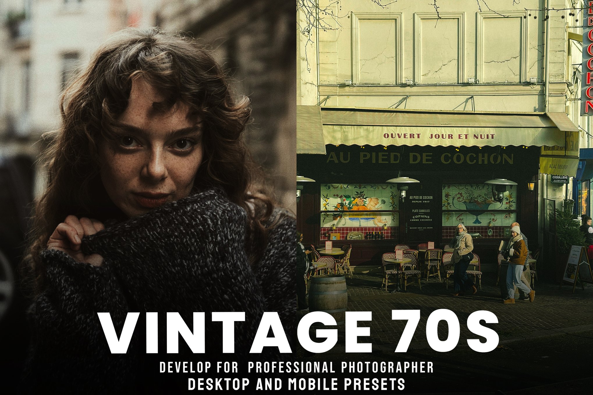 Vintage 70s Lightroom Desktop & Mobile Presets