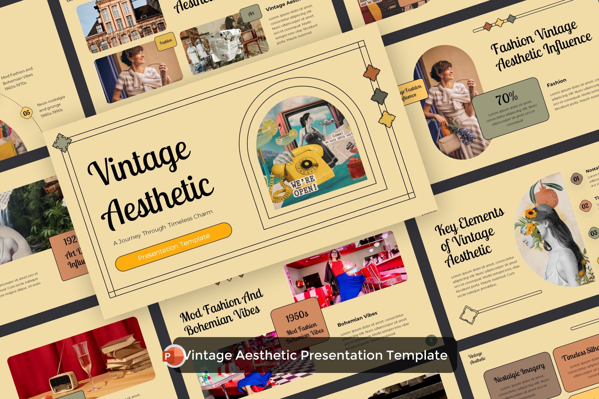 Vintage Aesthetic PowerPoint Template