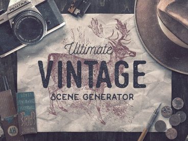 40+ Stunning Vintage Mockup Packs & Graphics