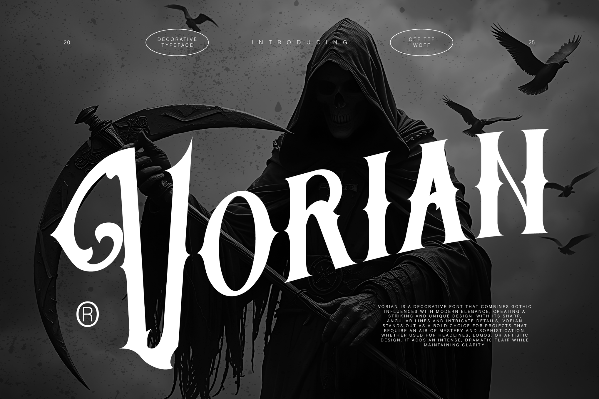 Vorian - Decorative Victorian Font