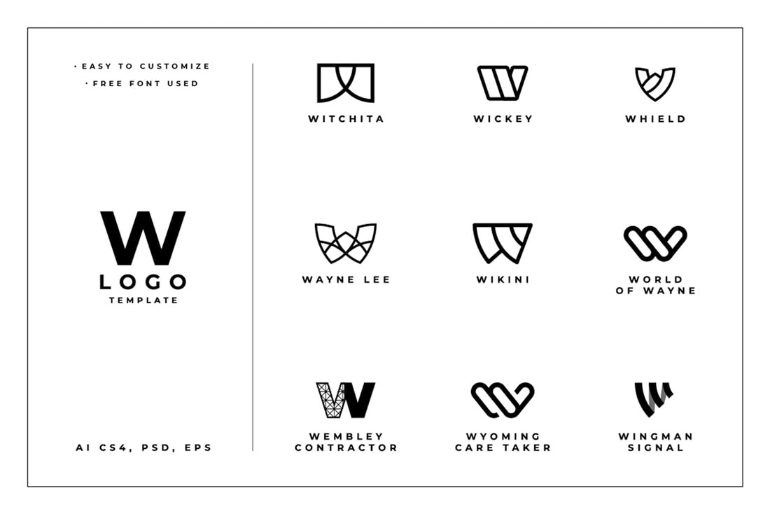 what is logo template