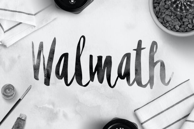 View Information about Walmath Watercolor Style Font