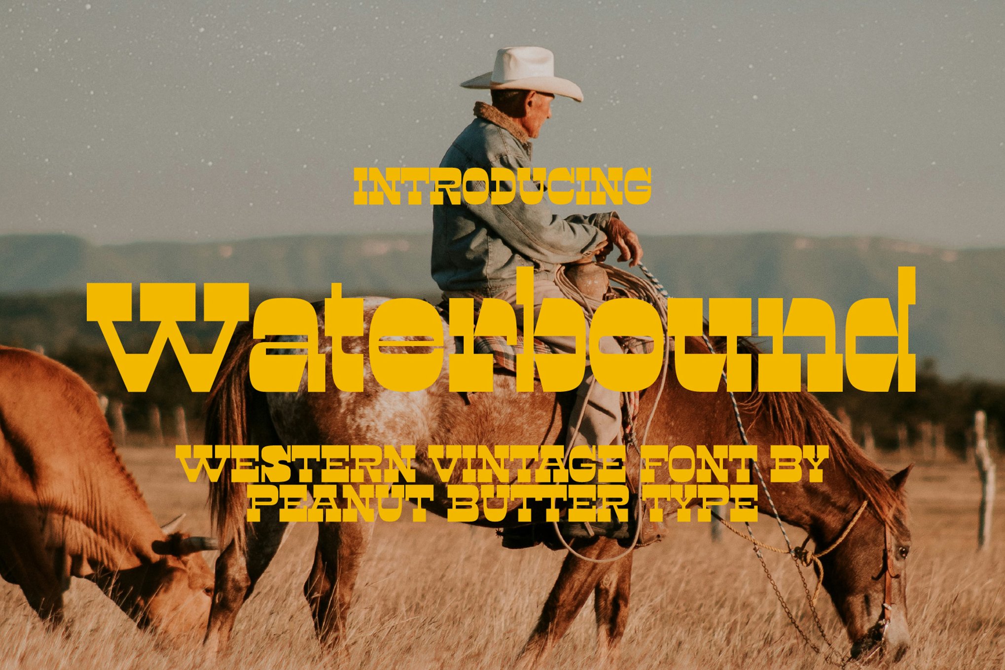 Waterbound - Old Western American Font