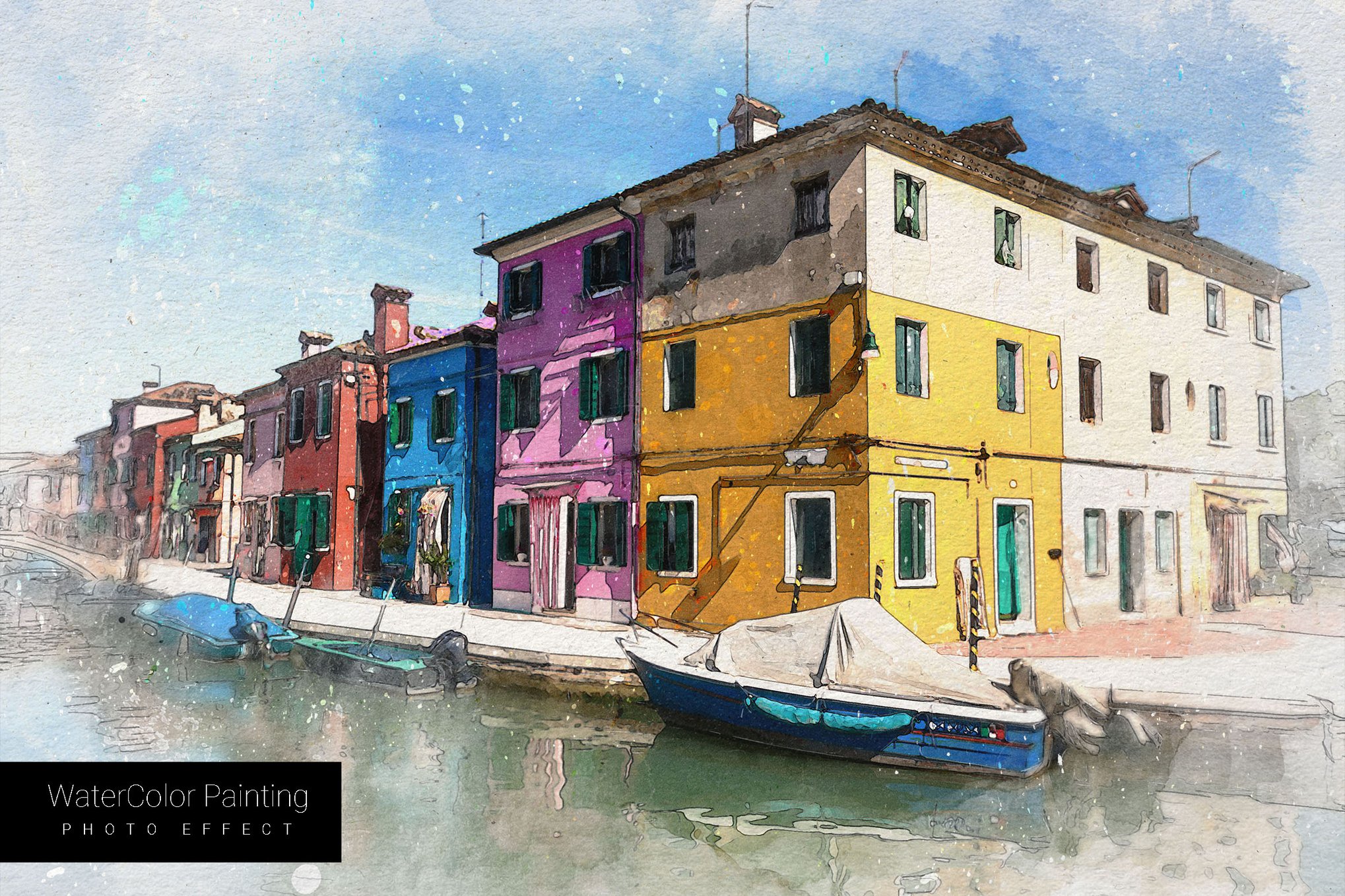 Watercolor Painting Photo Effect for Photoshop
