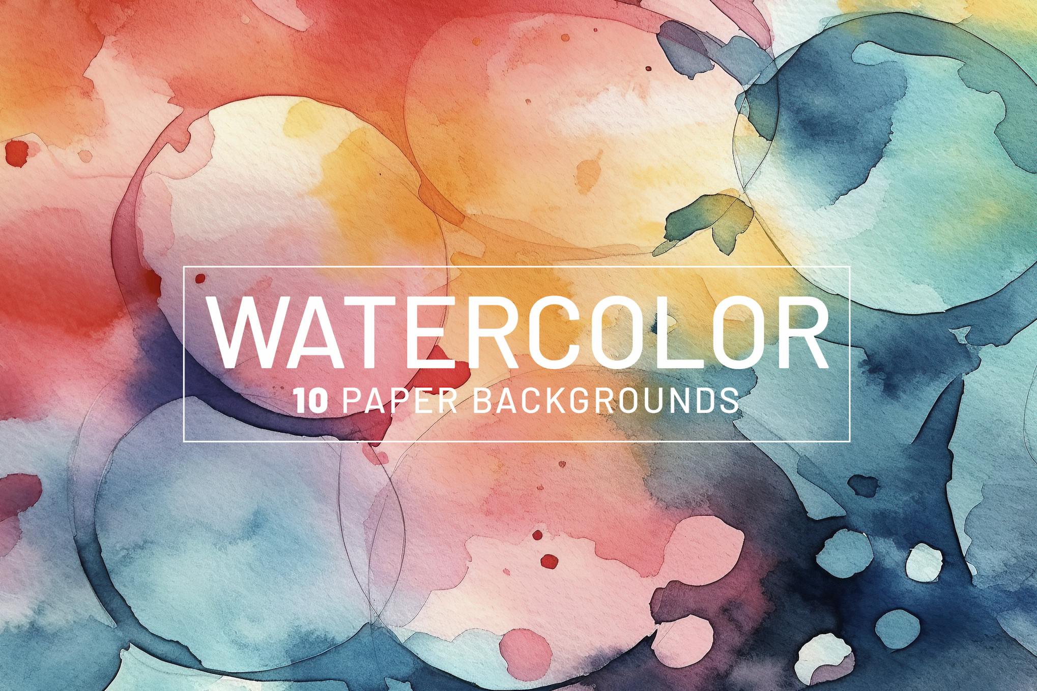 Watercolor Paper Backgrounds