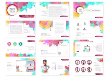 Second alternate image for Waterloo Colorful PowerPoint Template
