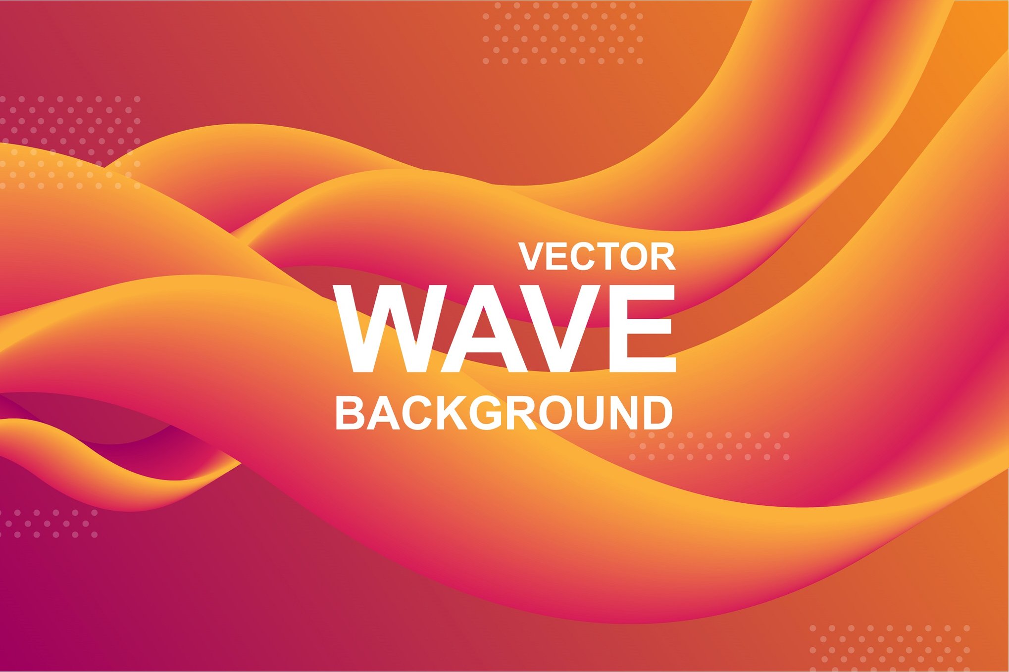 Waves Abstract Vector Background