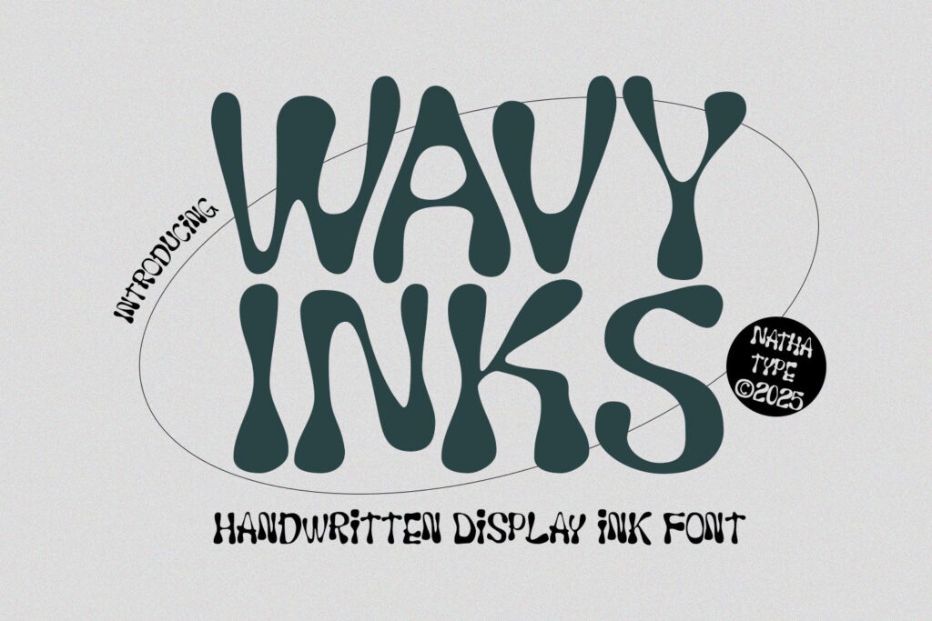 Wavy Lettering 30+ Cool Wavy Fonts (Wavy Text & Retro Groovy Letters) | Design Shack