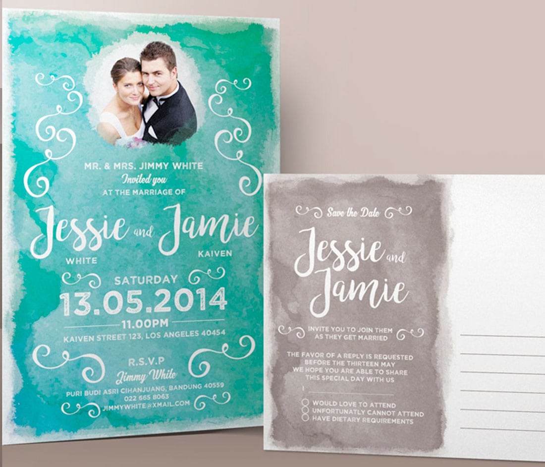 wedding invitation design