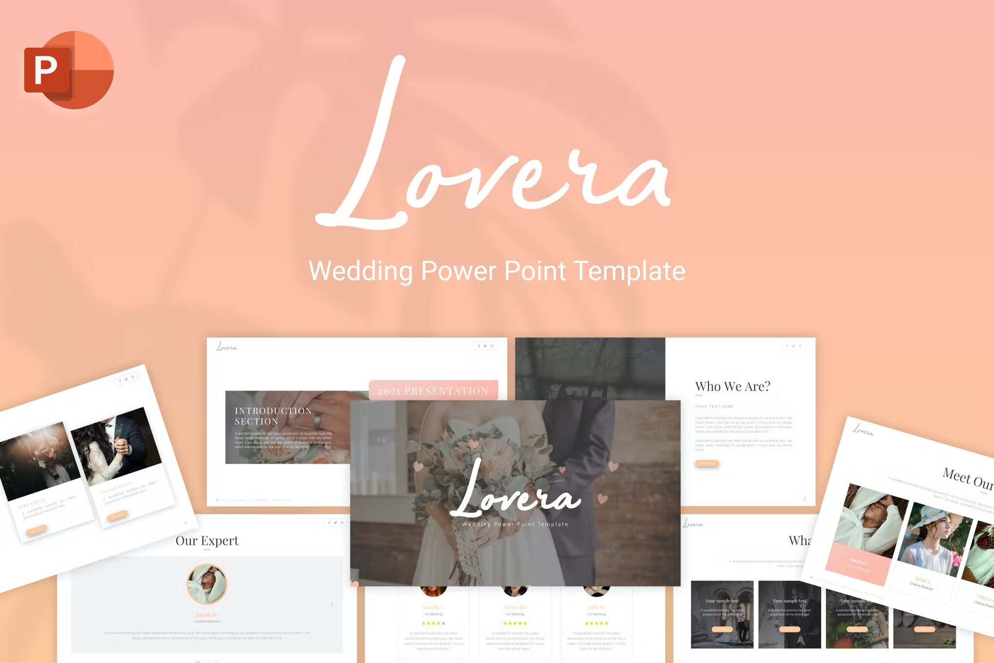  wedding powerpoint template