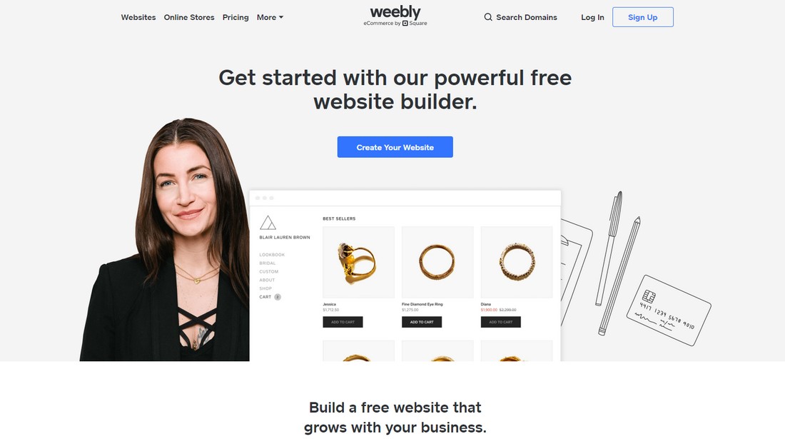 weebly 10+ Best Free Portfolio Website Tools & Templates in 2021 design tips 