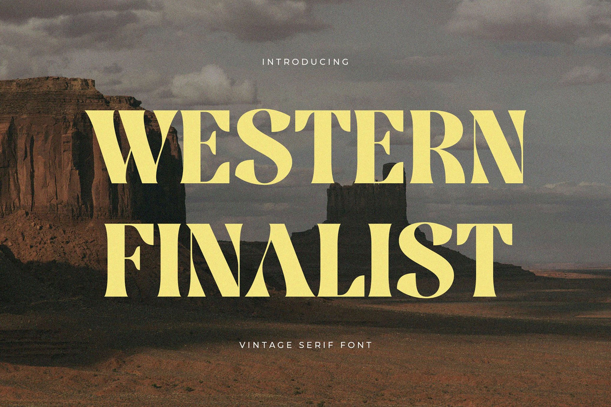 Western Finalist – Vintage Western Font