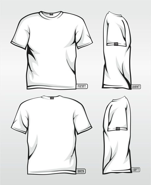 Free 2404+ T Shirt Vector Template Illustrator Free Yellowimages Mockups