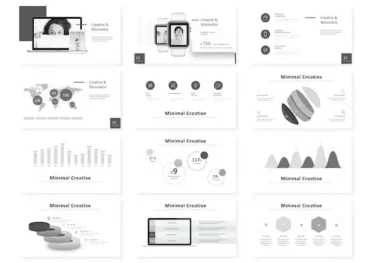 Second alternate image for White Minimal Keynote Template